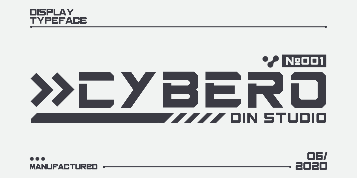 폰트 Cybero